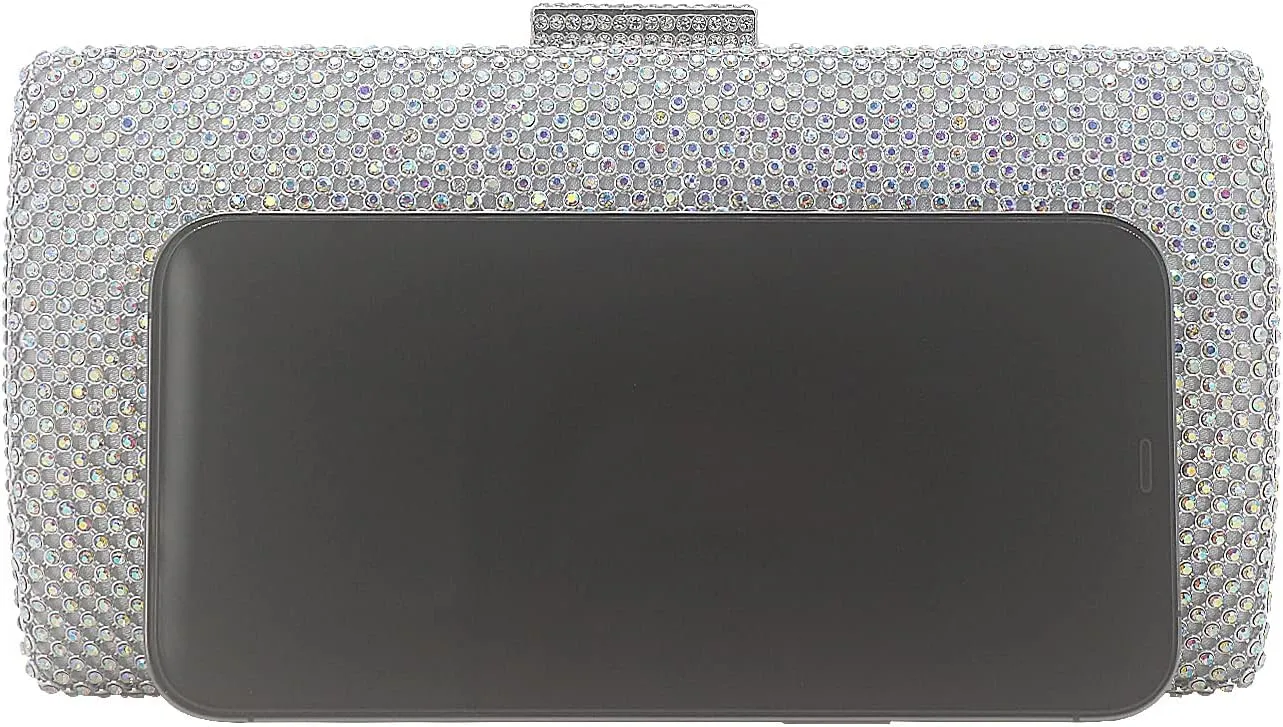 Rhinestone Purse Womens Crystal Evening Handbags Sparkling Clutch Purse for Party Prom Wedding bag