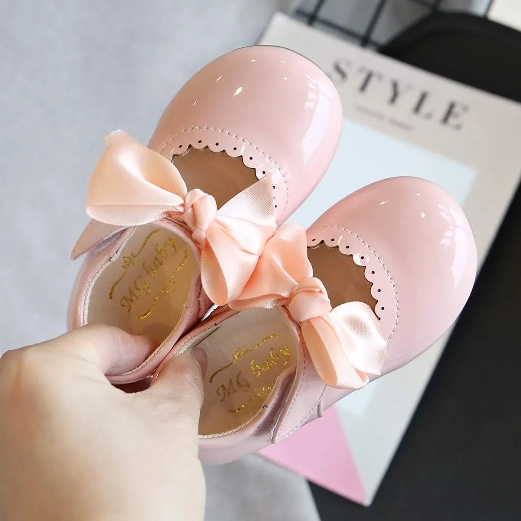 Shoes for Kids,Knot Girls Sandals Toddler Shoes Kids Princess Infant Baby Leather Baby Shoes Toddler Shoes 0-6 Years