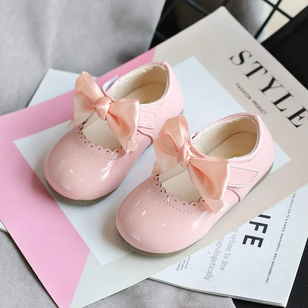 Shoes for Kids,Knot Girls Sandals Toddler Shoes Kids Princess Infant Baby Leather Baby Shoes Toddler Shoes 0-6 Years
