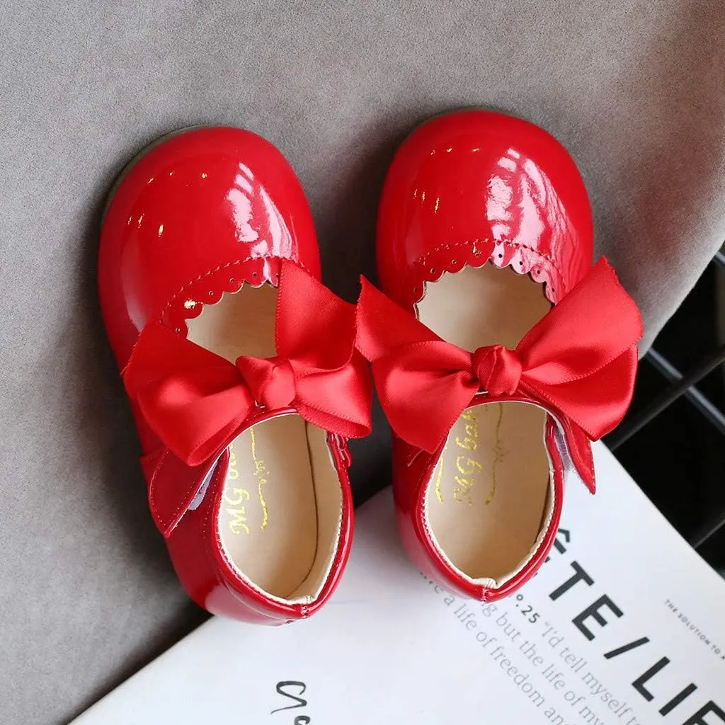 Shoes for Kids,Knot Girls Sandals Toddler Shoes Kids Princess Infant Baby Leather Baby Shoes Toddler Shoes 0-6 Years