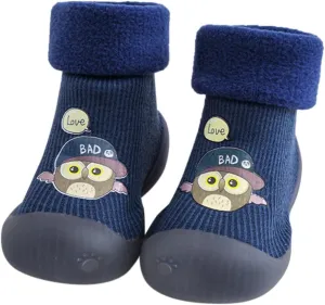 Shoes for Kids,Slipper Knit Solid Shoes Rubber Boys Toddler Warm Stocking Girls Socks Kids Sole Shoes Boys Shoes