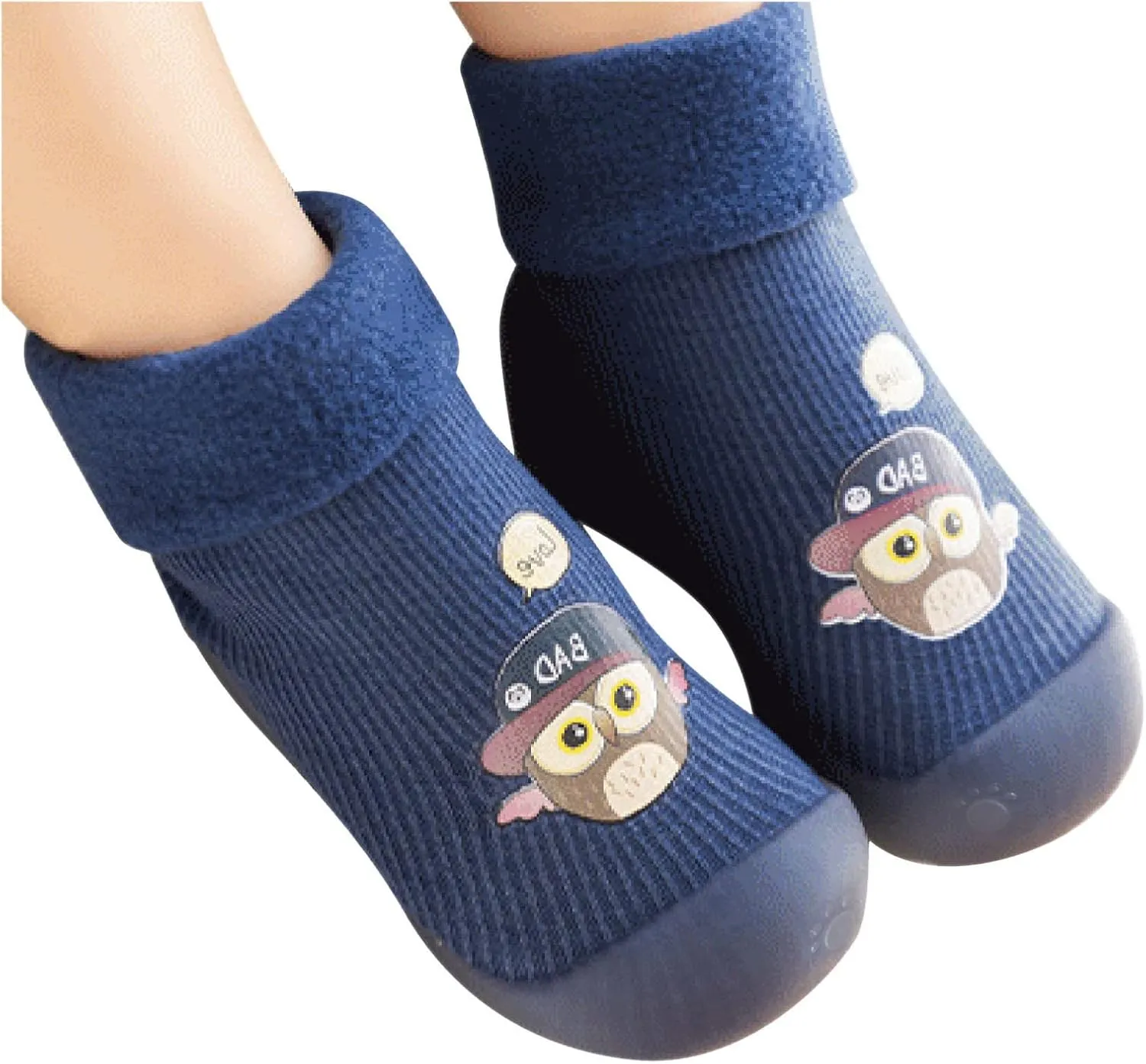 Shoes for Kids,Slipper Knit Solid Shoes Rubber Boys Toddler Warm Stocking Girls Socks Kids Sole Shoes Boys Shoes