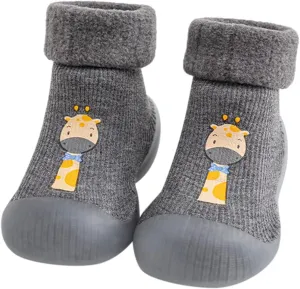 Shoes for Kids,Slipper Knit Solid Shoes Rubber Boys Toddler Warm Stocking Girls Socks Kids Sole Shoes Boys Shoes