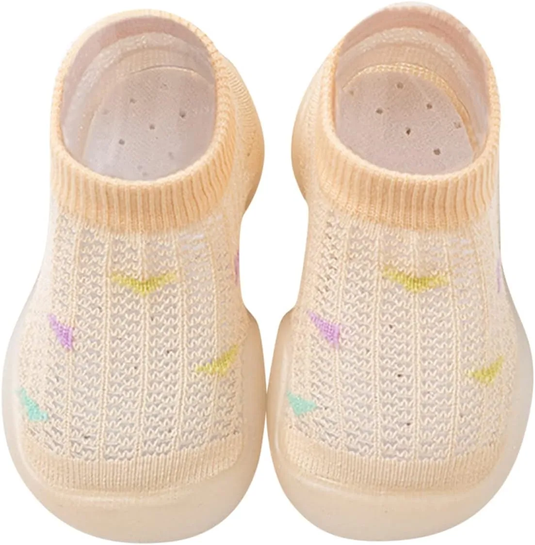 Sock Shoes Toddler Infant Shoes Mesh Slip On Socks Shoes Soft Sole Non Slip Wear Out Toddler Floor Black Shoes B
