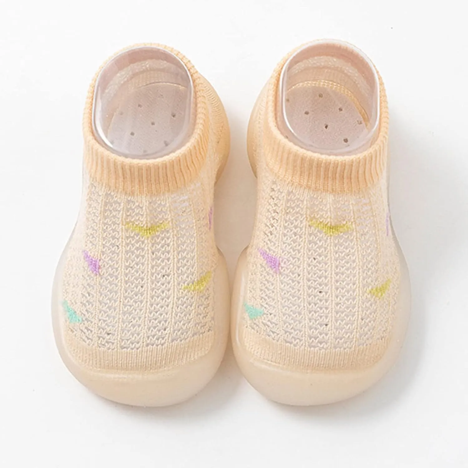 Sock Shoes Toddler Infant Shoes Mesh Slip On Socks Shoes Soft Sole Non Slip Wear Out Toddler Floor Black Shoes B