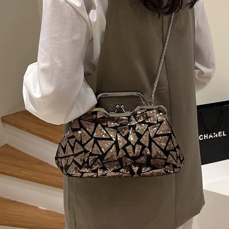 Sparkling Purses Handbag for Party Wedding Prom Multicolor Women's Evening Clutch Bags Shoulder Crossbody