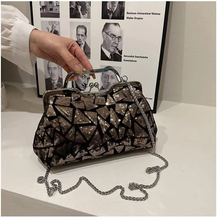 Sparkling Purses Handbag for Party Wedding Prom Multicolor Women's Evening Clutch Bags Shoulder Crossbody