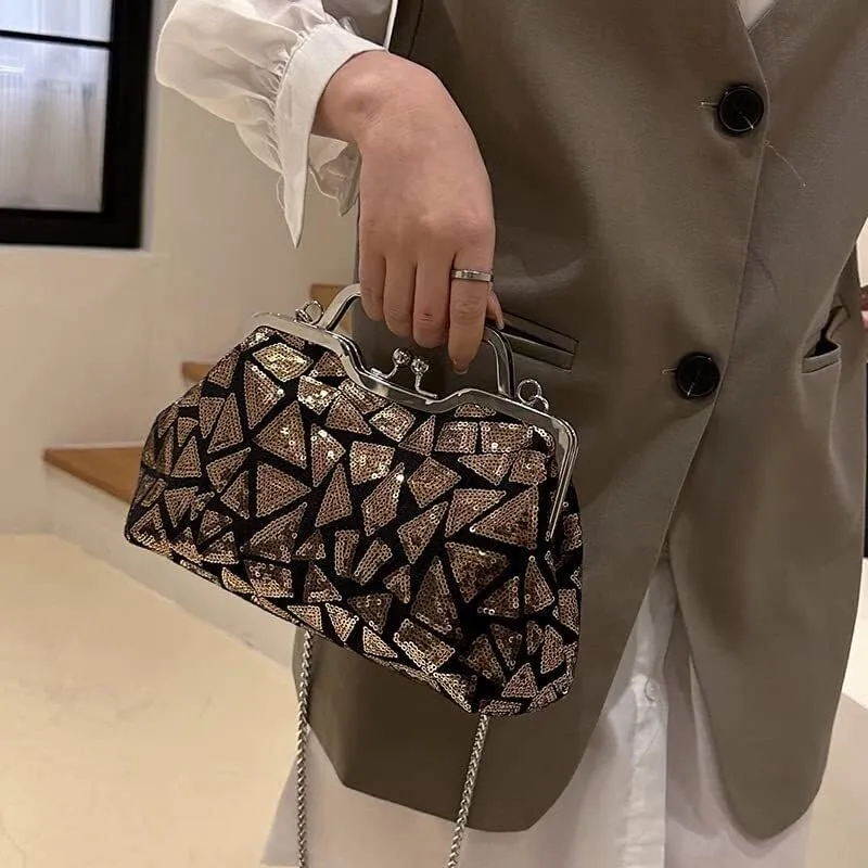 Sparkling Purses Handbag for Party Wedding Prom Multicolor Women's Evening Clutch Bags Shoulder Crossbody