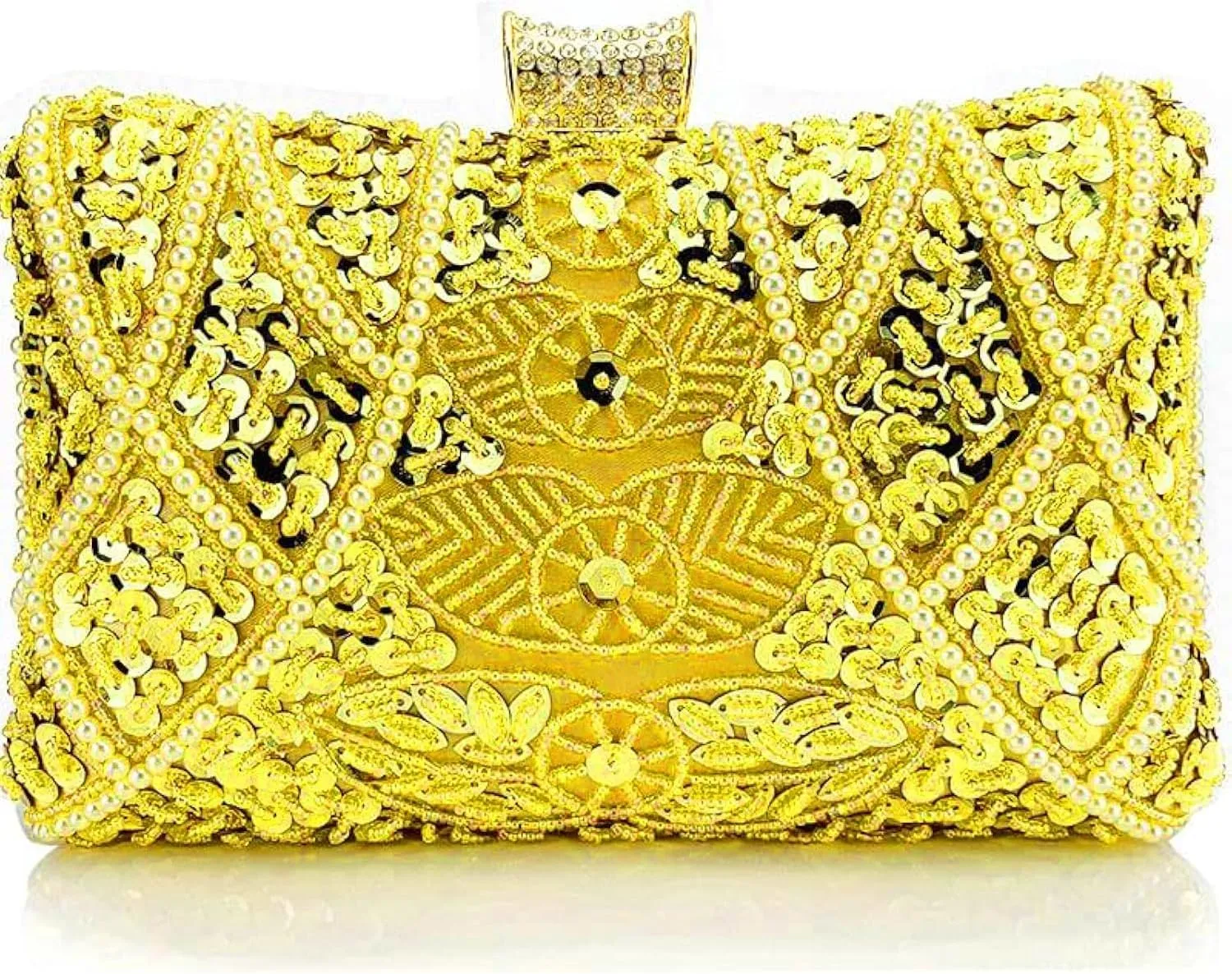 Sparkling Rhinestone Clutch Purse Elegant Glitter Evening Bags Bling Evening Handbag for Wedding Party Prom Bride