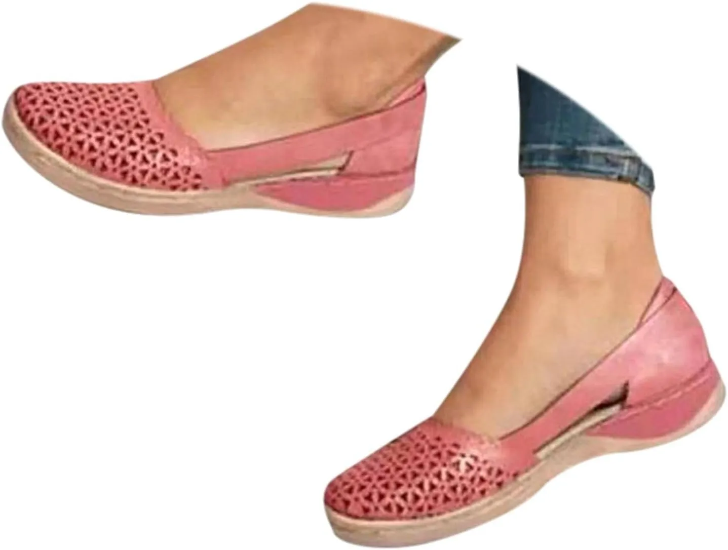 Summer Sandals for Women 2024, Women Comfortable Flat Sandals Dressy Summer Sandal Closed Toe Fisherman Sandals