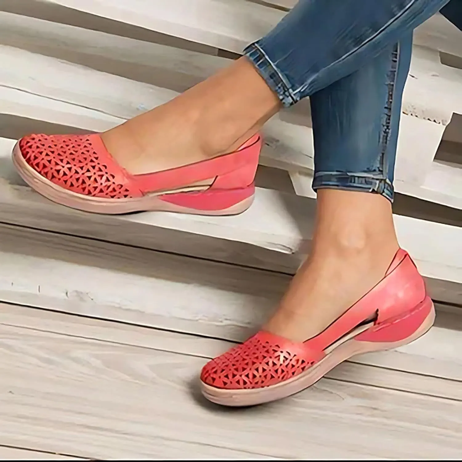Summer Sandals for Women 2024, Women Comfortable Flat Sandals Dressy Summer Sandal Closed Toe Fisherman Sandals