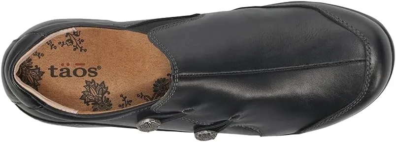 Taos Blend Slip-On Women's Shoes - Stylish Leather Slip-Ons with Removable Footbed with Arch Support and Premium Cushioning - All Day Comfort and Everyday Style