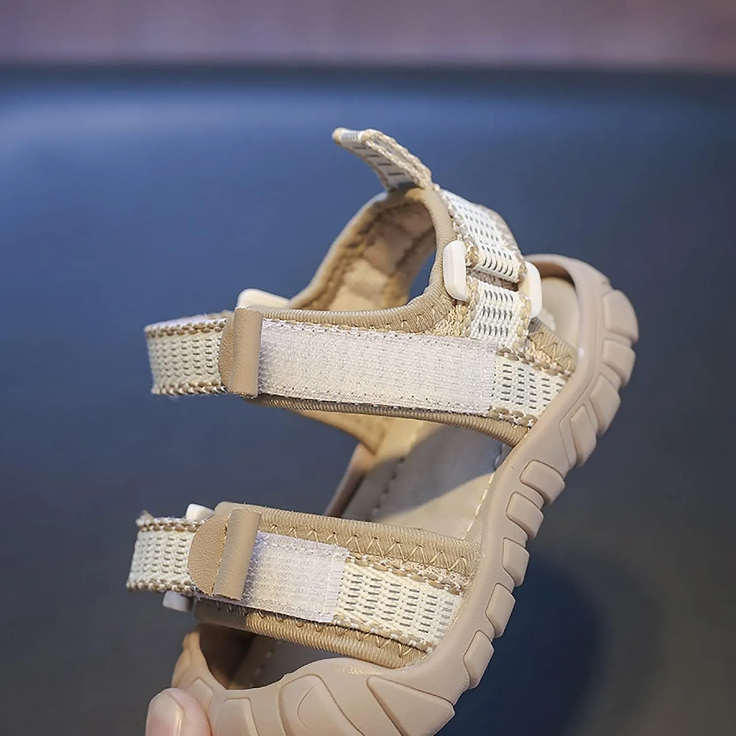 Toddler Boys Summer Open Toe Pvc Material Casual Sports Strappy Sandals Beach Shoes Daily Wear Shoes Toddler Extra Wide