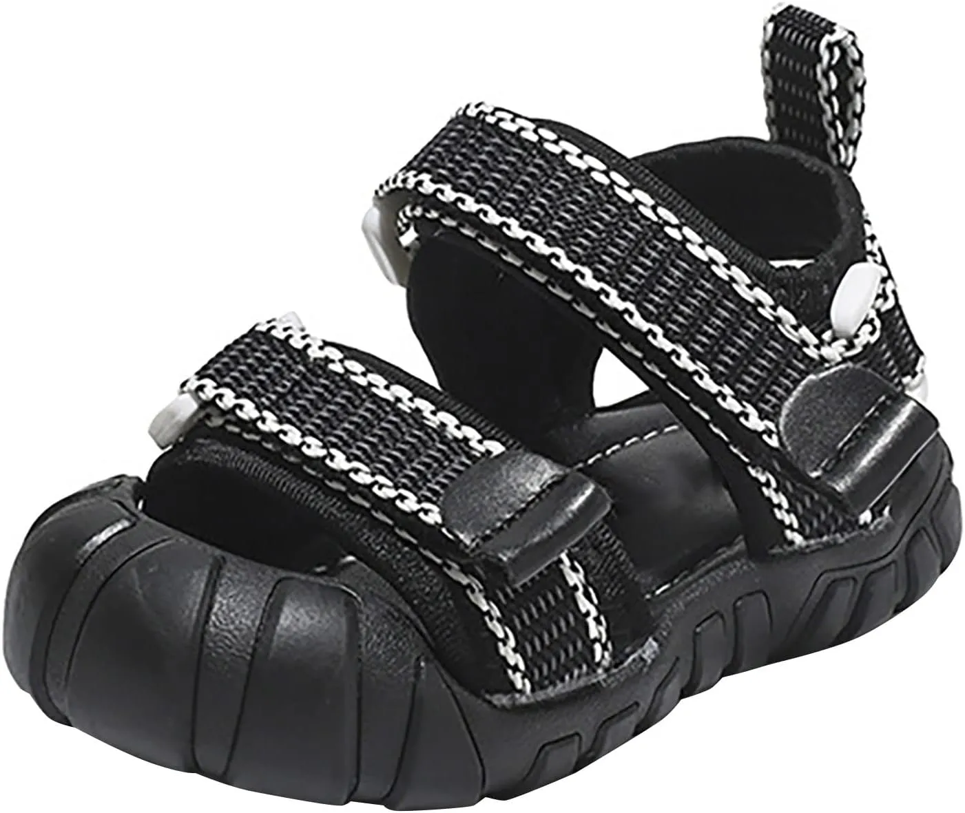 Toddler Boys Summer Open Toe Pvc Material Casual Sports Strappy Sandals Beach Shoes Daily Wear Shoes Toddler Extra Wide