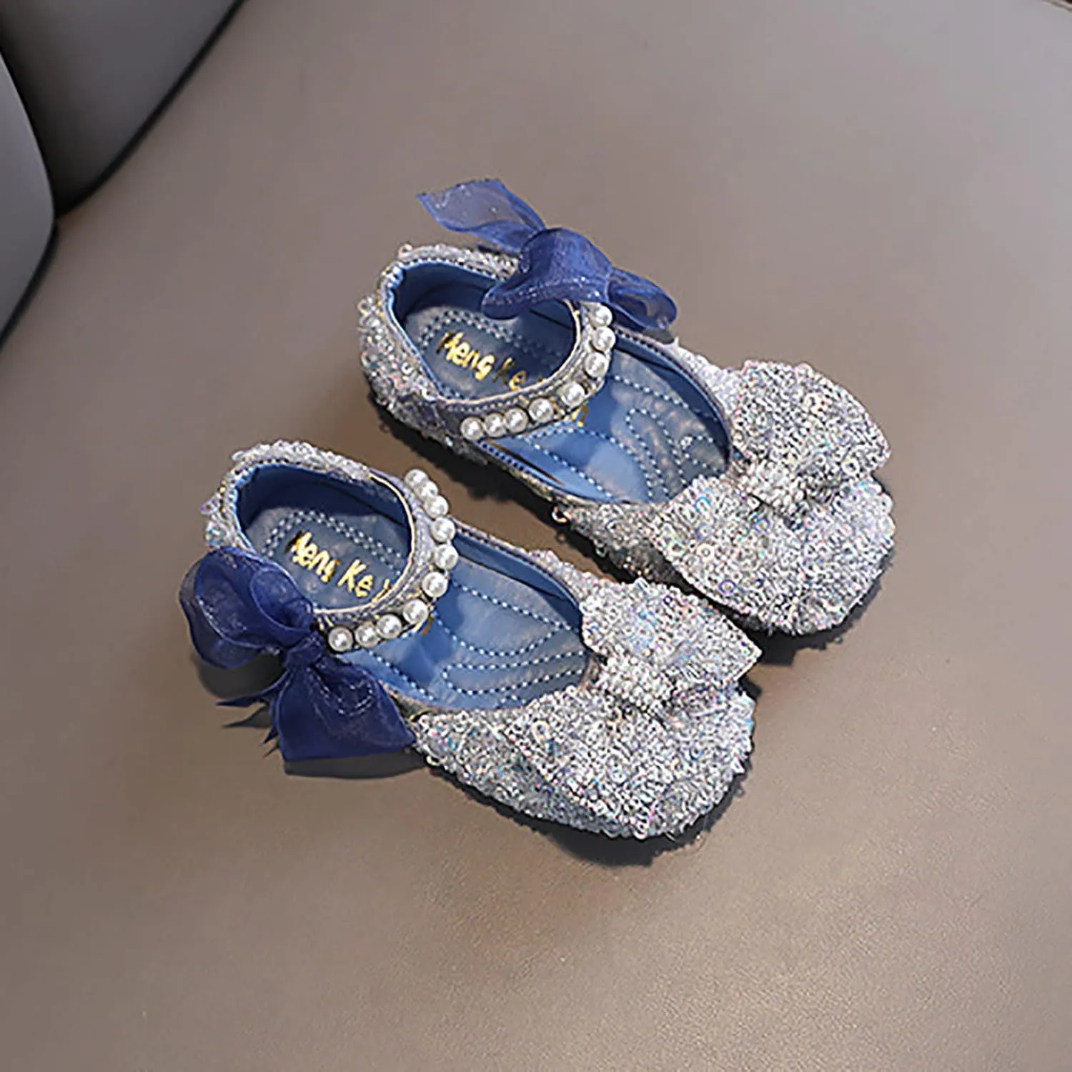 Toddler Girl Dress Shoes,Dance Shoes for Girls Childrens Pearl Princess Shoes Baby Girls Shoes for Party Wedding Gift