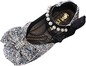 Toddler Girl Dress Shoes,Dance Shoes for Girls Childrens Pearl Princess Shoes Baby Girls Shoes for Party Wedding Gift