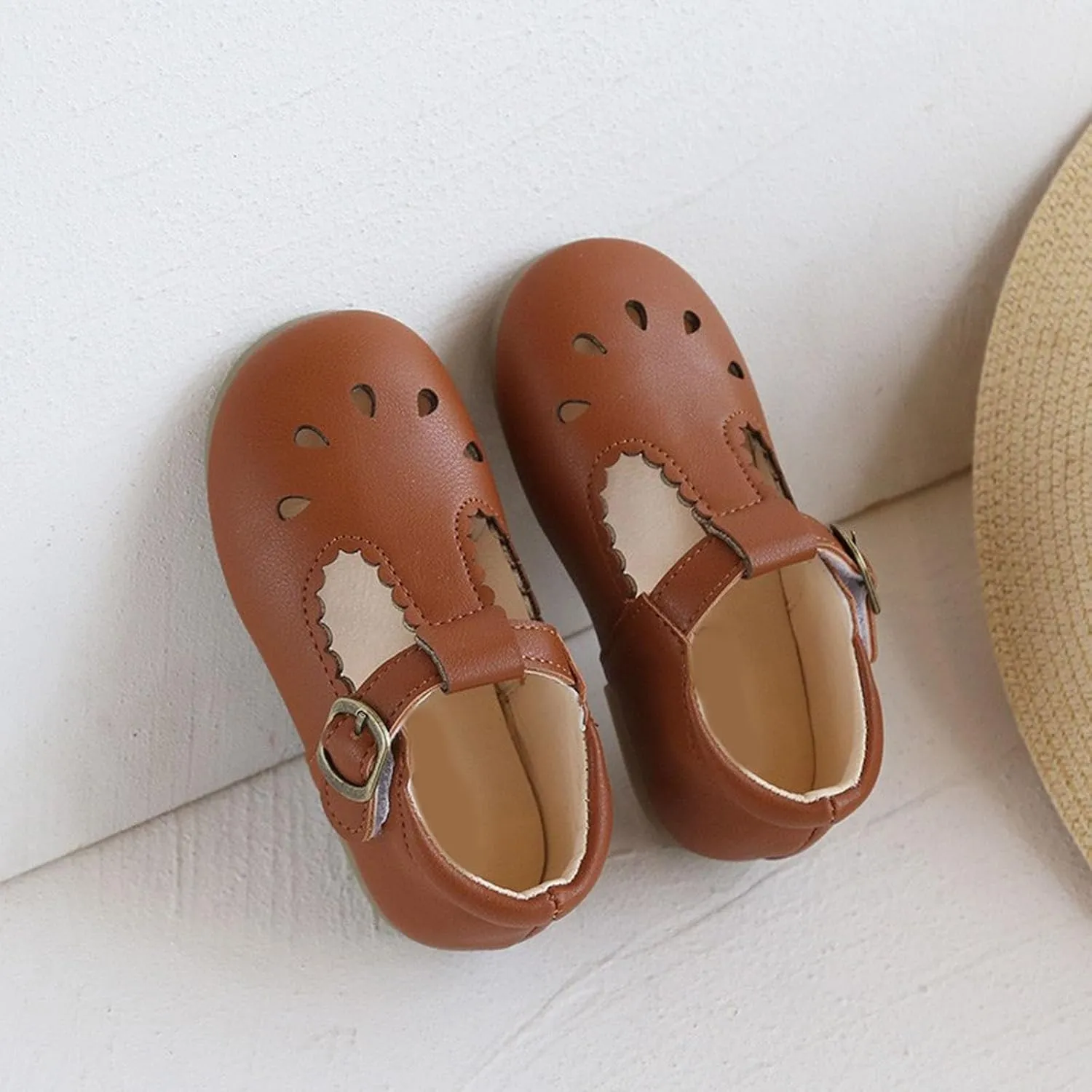 Toddler Girl Mary Jane Dress Shoes Ballet Flats Flower Girl Shoes School Oxford Flats for Girl Party Shoes School Shoes for Girls