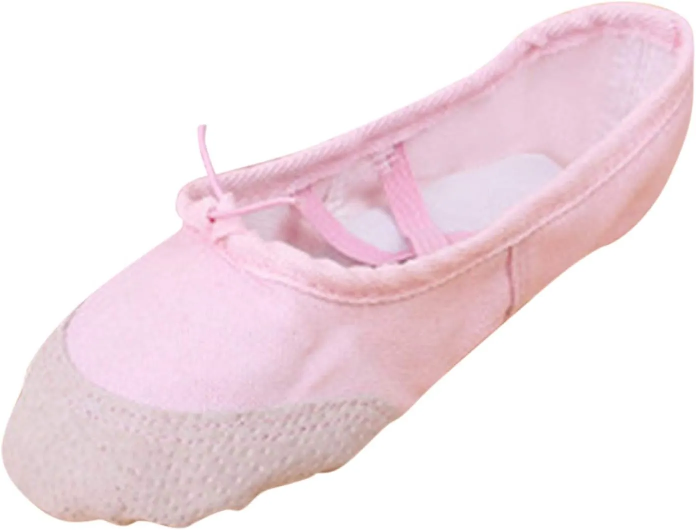 Toddler Girl Shoes Band Split Shoes Girls Sole Flats Gymnastics Shoes Dance Ballet Canvas Elastic Baby Shoes