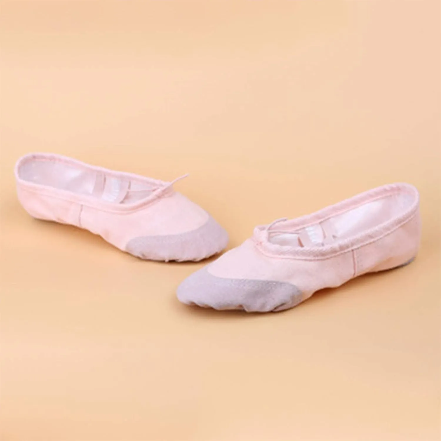 Toddler Girl Shoes Band Split Shoes Girls Sole Flats Gymnastics Shoes Dance Ballet Canvas Elastic Baby Shoes