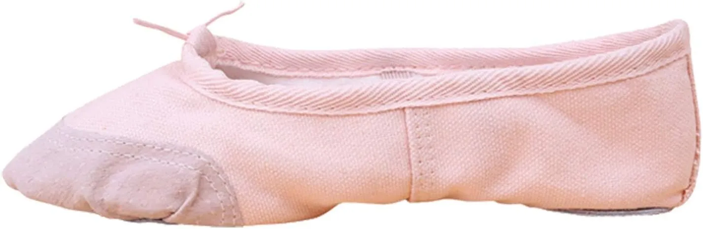 Toddler Girl Shoes Band Split Shoes Girls Sole Flats Gymnastics Shoes Dance Ballet Canvas Elastic Baby Shoes