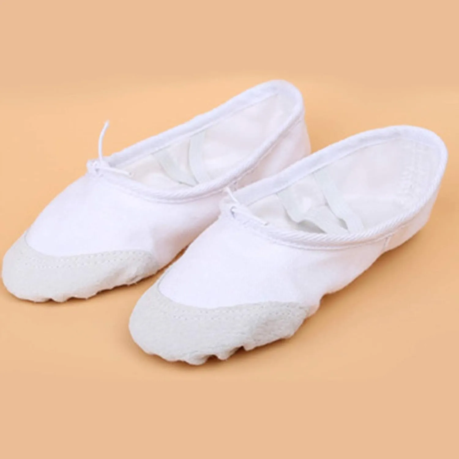 Toddler Girl Shoes Band Split Shoes Girls Sole Flats Gymnastics Shoes Dance Ballet Canvas Elastic Baby Shoes