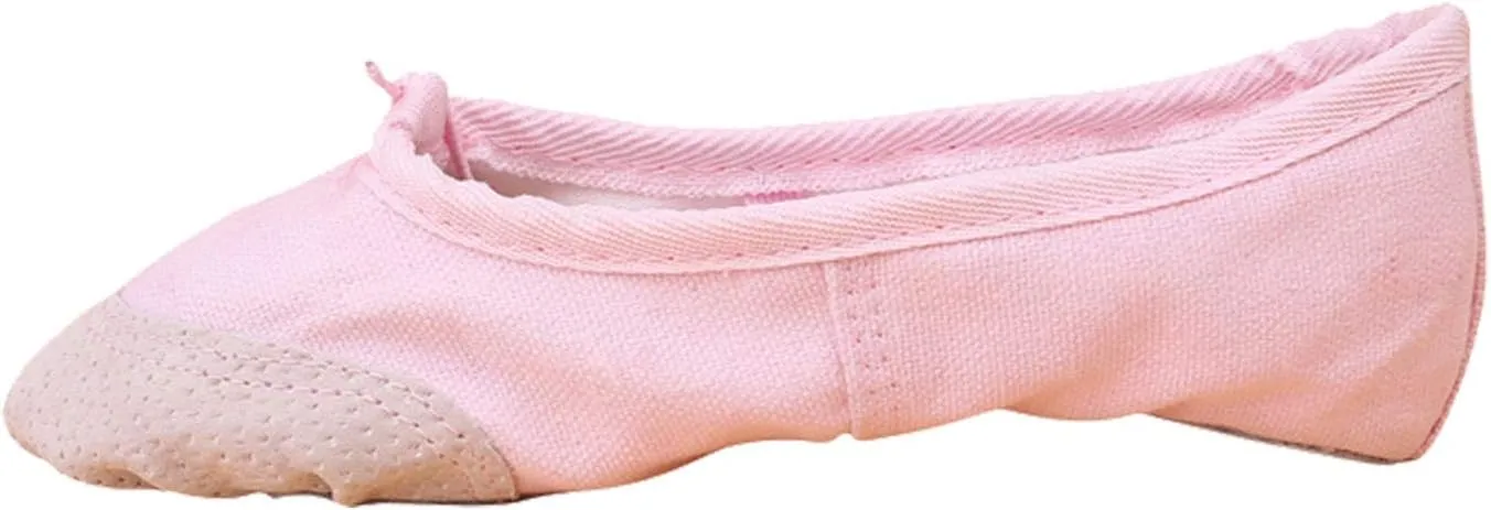 Toddler Girl Shoes Band Split Shoes Girls Sole Flats Gymnastics Shoes Dance Ballet Canvas Elastic Baby Shoes