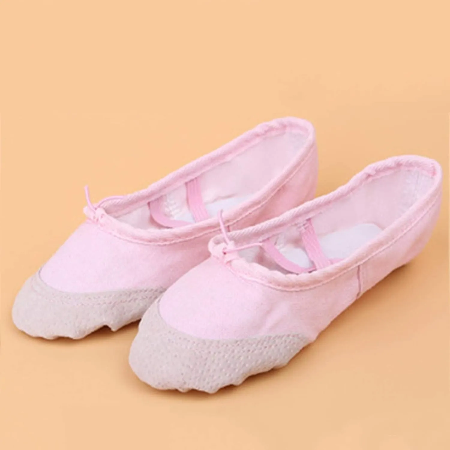 Toddler Girl Shoes Band Split Shoes Girls Sole Flats Gymnastics Shoes Dance Ballet Canvas Elastic Baby Shoes