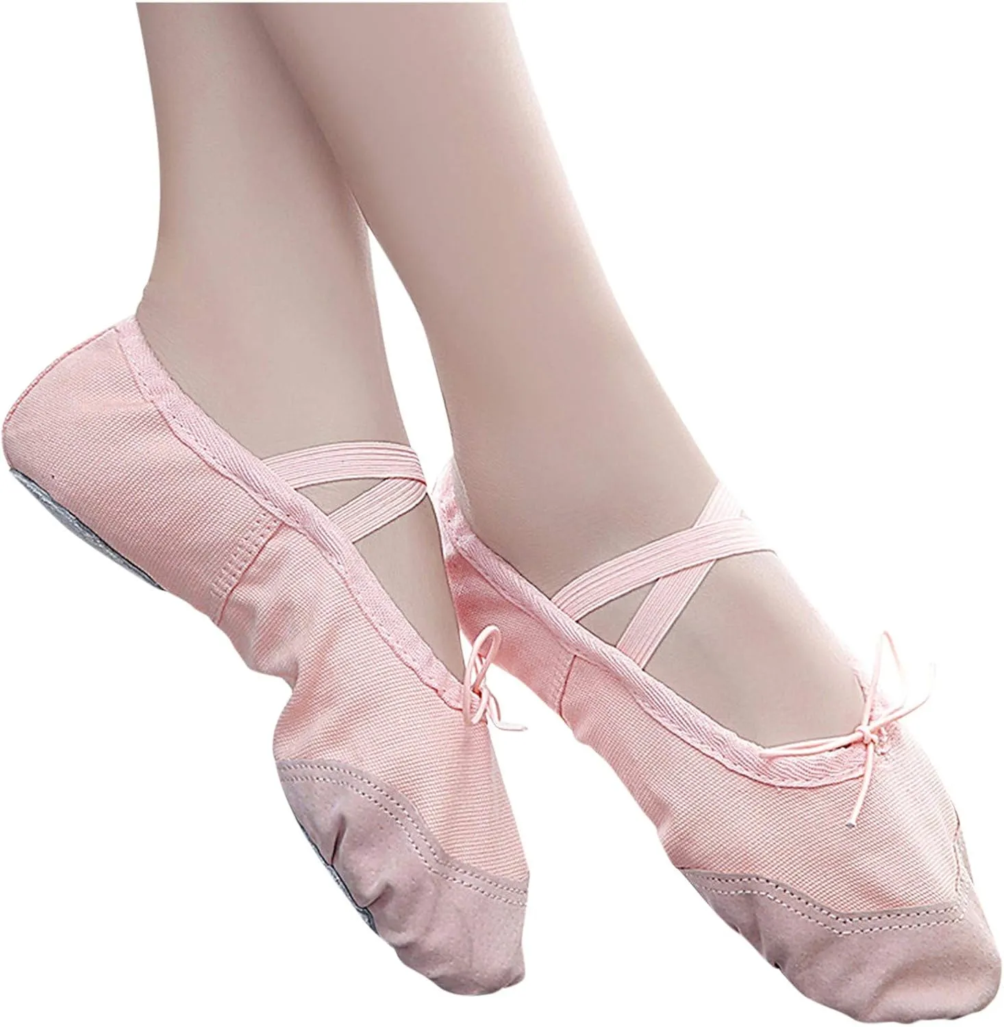 Toddler Girl Shoes Band Split Shoes Girls Sole Flats Gymnastics Shoes Dance Ballet Canvas Elastic Baby Shoes