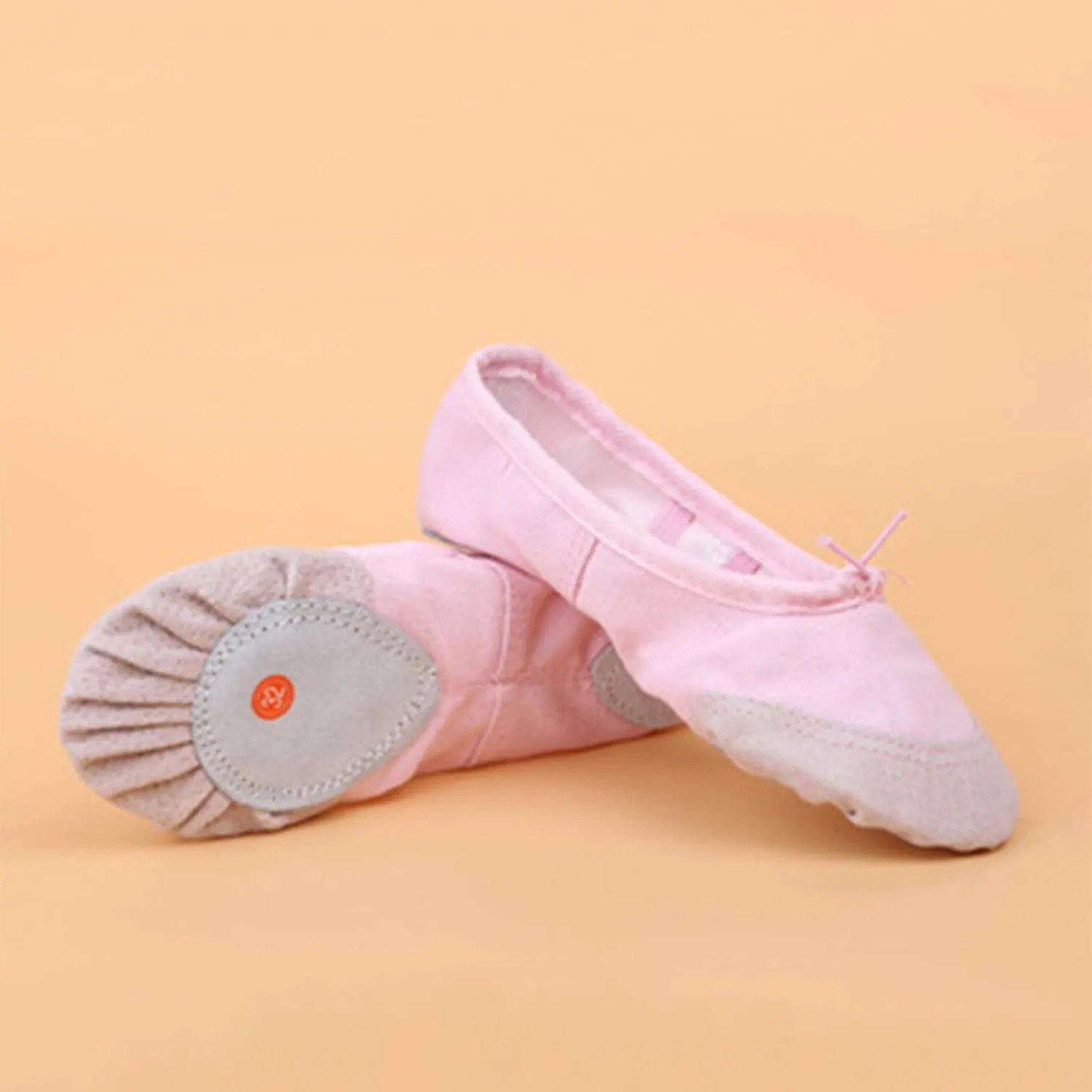 Toddler Girl Shoes Band Split Shoes Girls Sole Flats Gymnastics Shoes Dance Ballet Canvas Elastic Baby Shoes