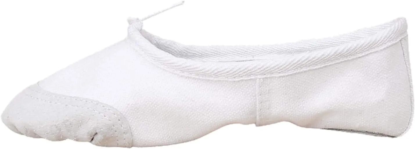 Toddler Girl Shoes Band Split Shoes Girls Sole Flats Gymnastics Shoes Dance Ballet Canvas Elastic Baby Shoes