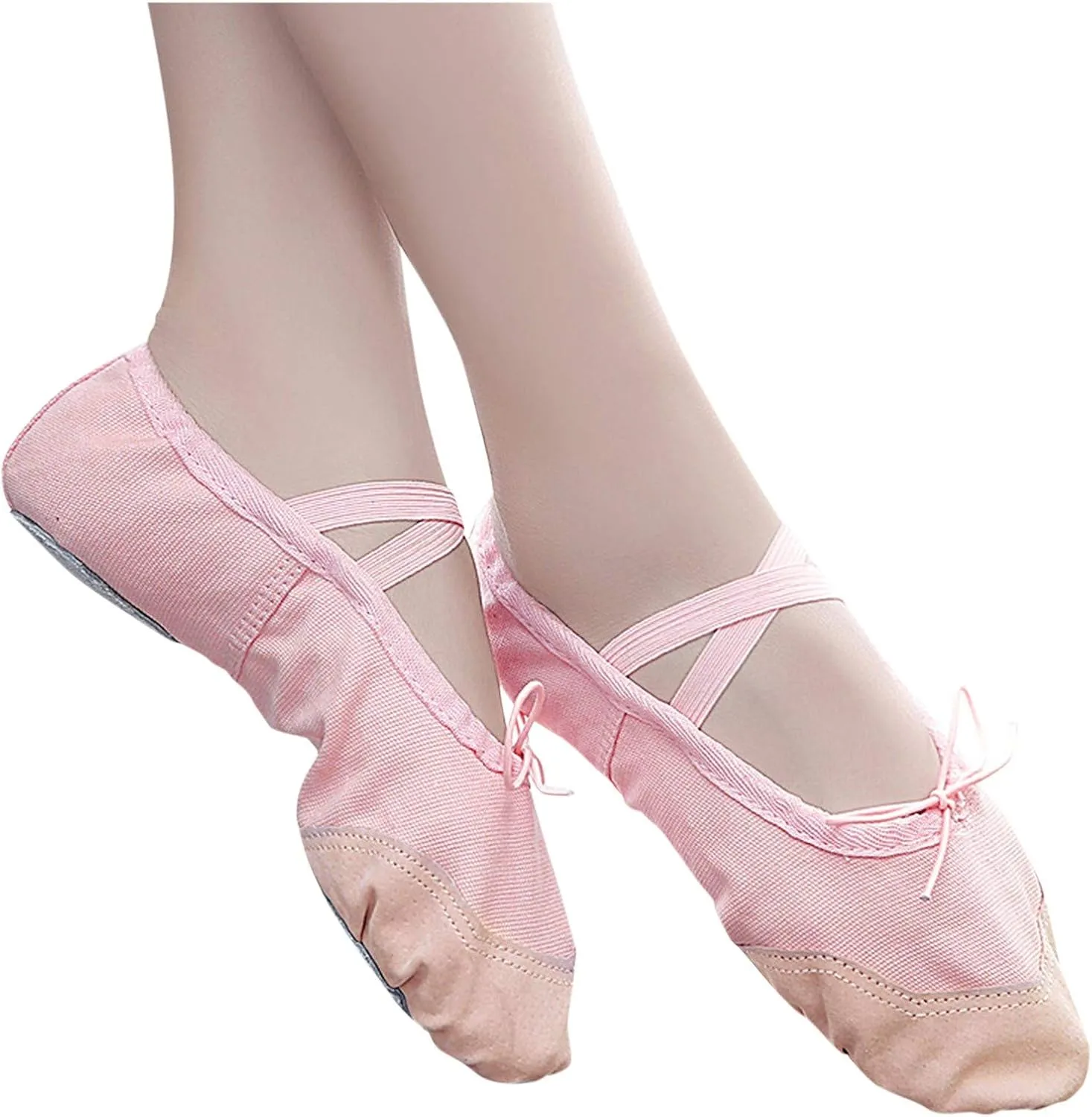 Toddler Girl Shoes Band Split Shoes Girls Sole Flats Gymnastics Shoes Dance Ballet Canvas Elastic Baby Shoes