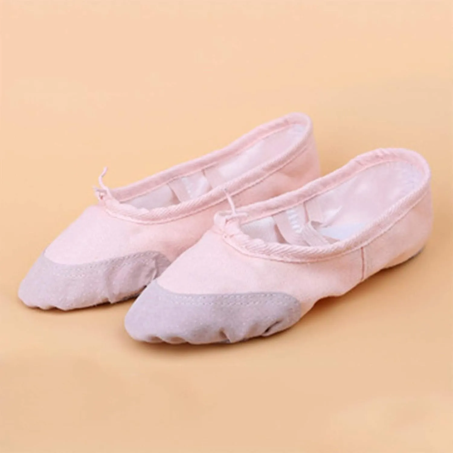 Toddler Girl Shoes Band Split Shoes Girls Sole Flats Gymnastics Shoes Dance Ballet Canvas Elastic Baby Shoes