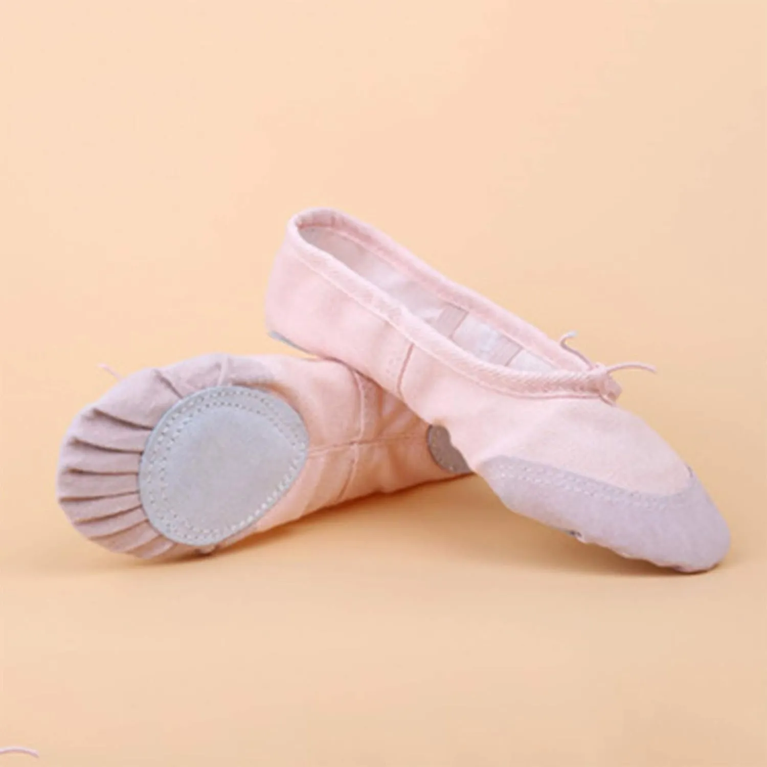 Toddler Girl Shoes Band Split Shoes Girls Sole Flats Gymnastics Shoes Dance Ballet Canvas Elastic Baby Shoes