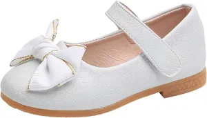 Toddler Girls Dress Shoes Ballerina Ballet Bow Flat Little/Big Kids Mary Jane Party Wedding School Flat