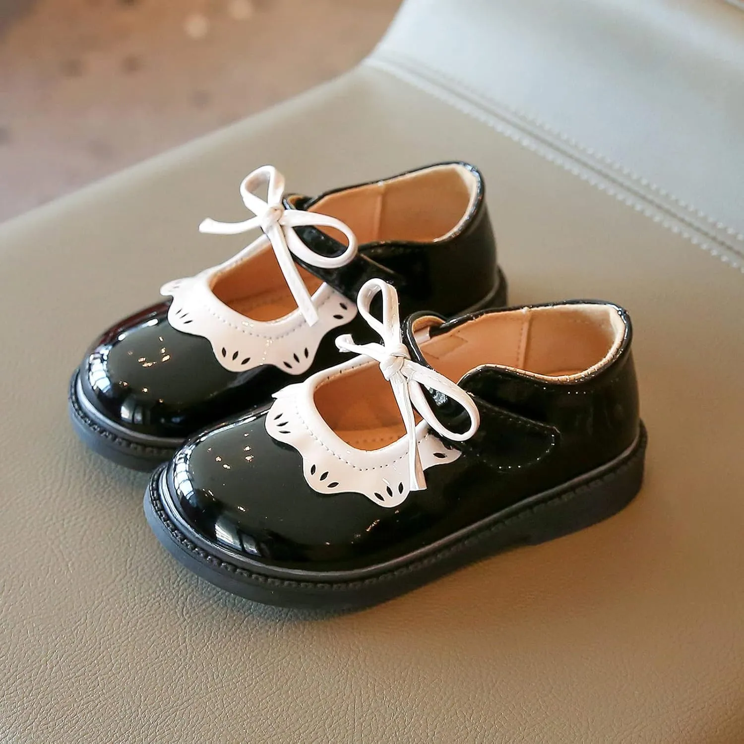 Toddler Jelly Shoes Toddler Little Girl Oxfords Dress Shoes Ballet Flats For Girl Party Girls Slippers Animal