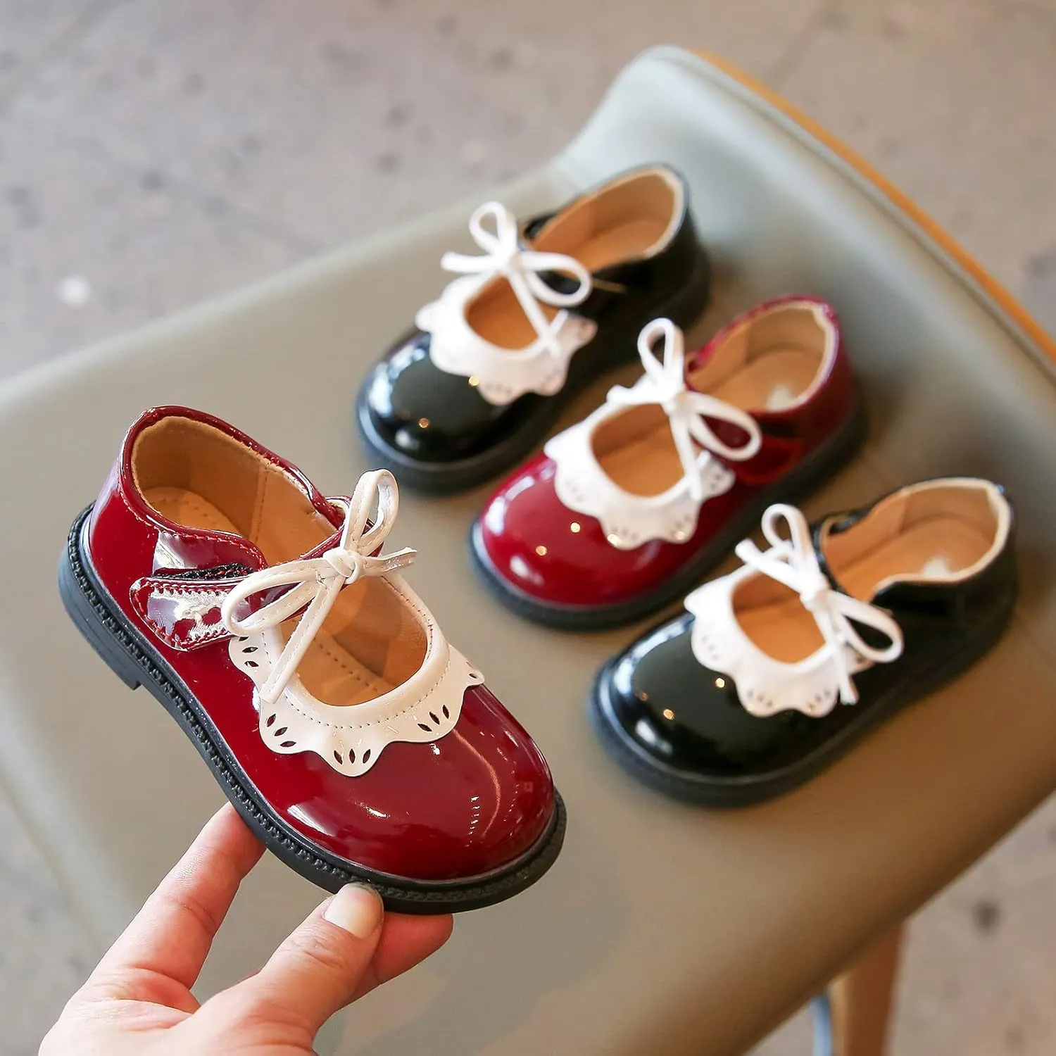 Toddler Jelly Shoes Toddler Little Girl Oxfords Dress Shoes Ballet Flats For Girl Party Girls Slippers Animal