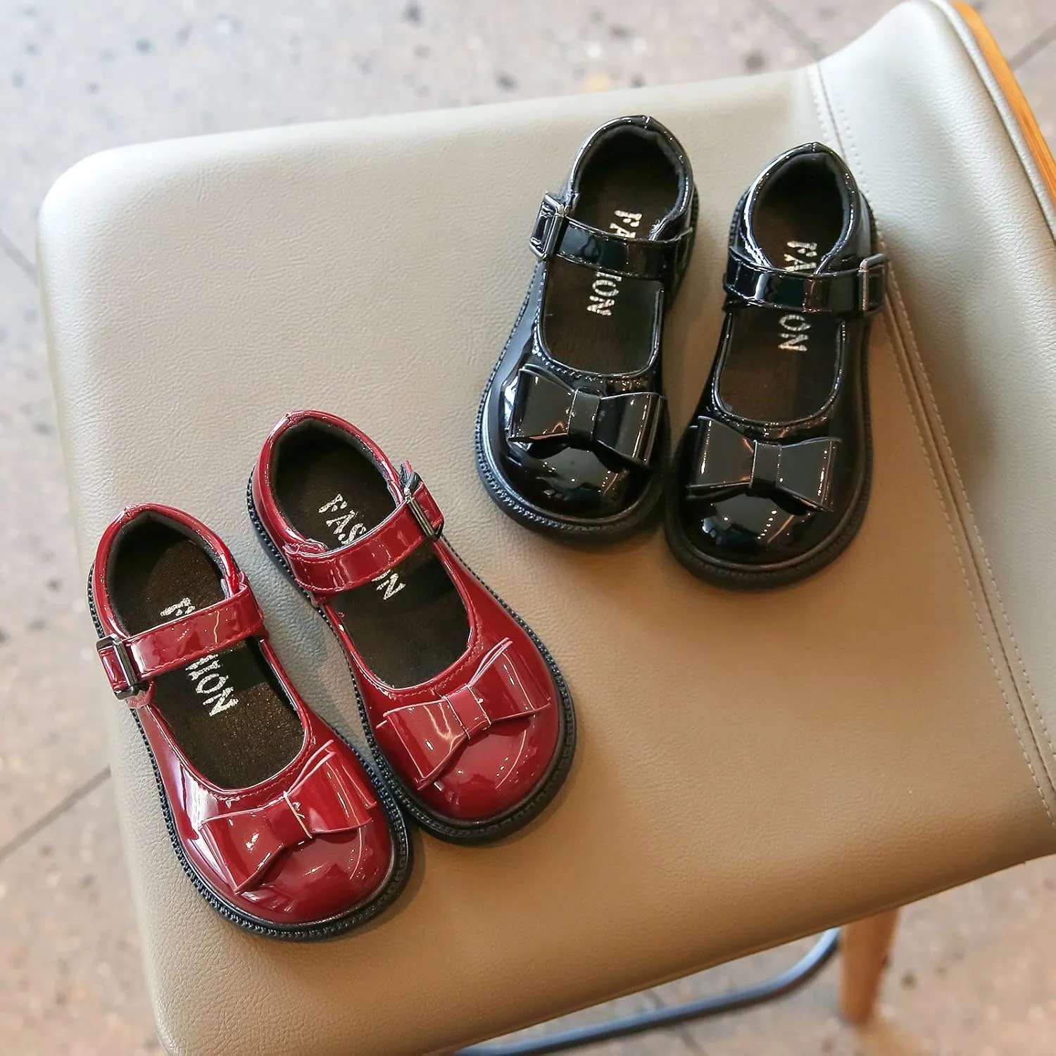 Toddler Little Girl Oxfords Dress Shoes Ballet Flats for Girl Party School Shoes Princess Shoes Classic Flat Dress Shoes