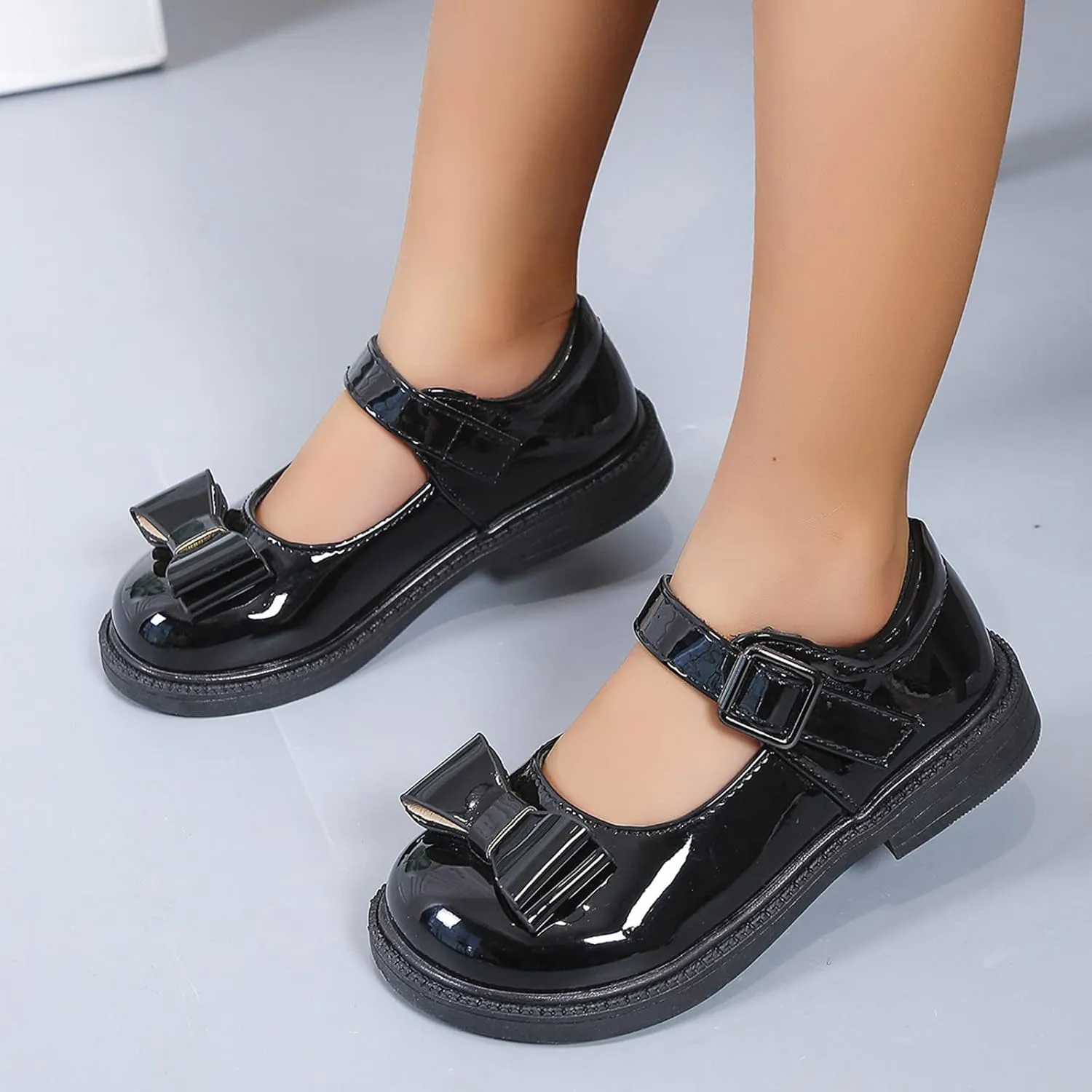 Toddler Little Girl Oxfords Dress Shoes Ballet Flats for Girl Party School Shoes Princess Shoes Classic Flat Dress Shoes