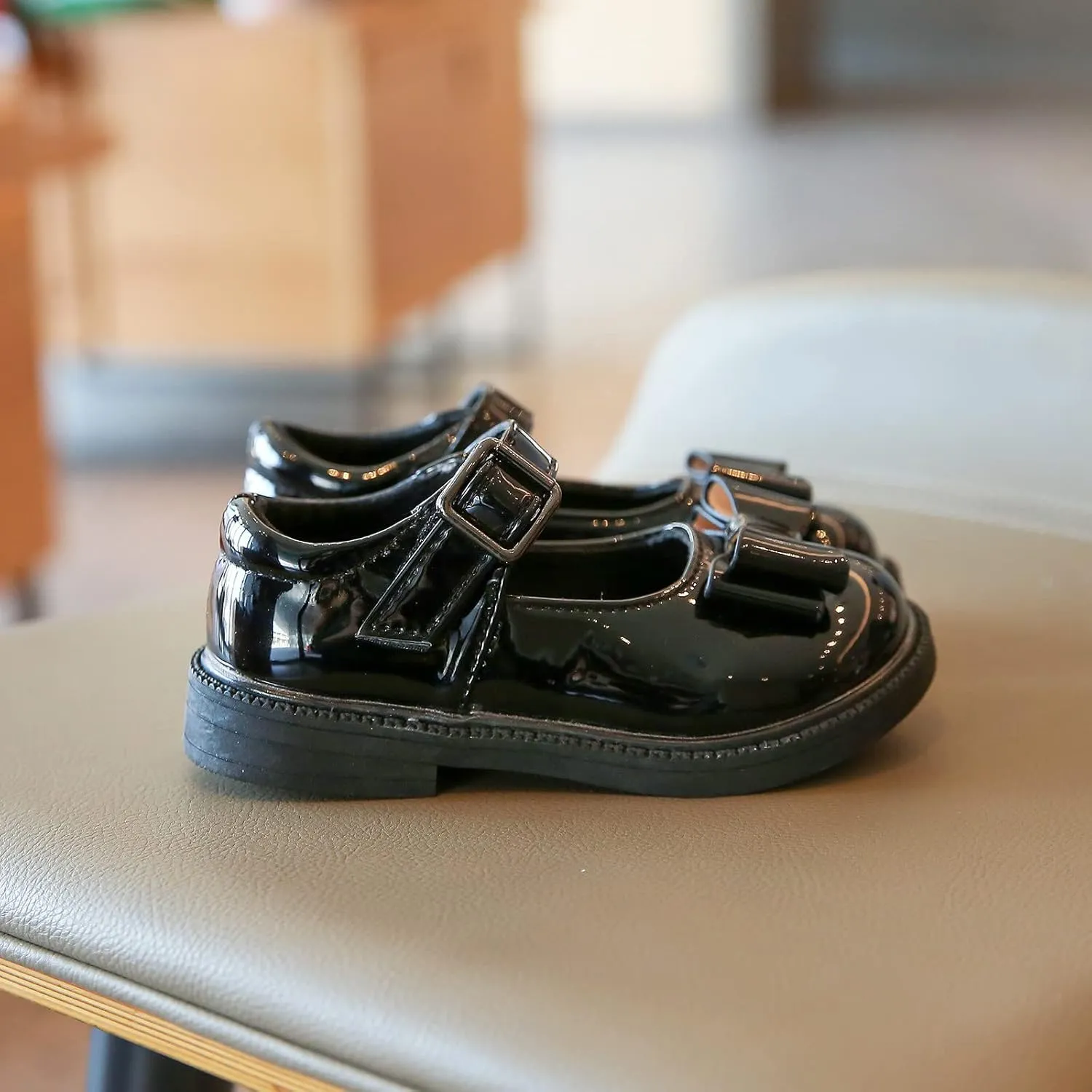 Toddler Little Girl Oxfords Dress Shoes Ballet Flats for Girl Party School Shoes Princess Shoes Classic Flat Dress Shoes