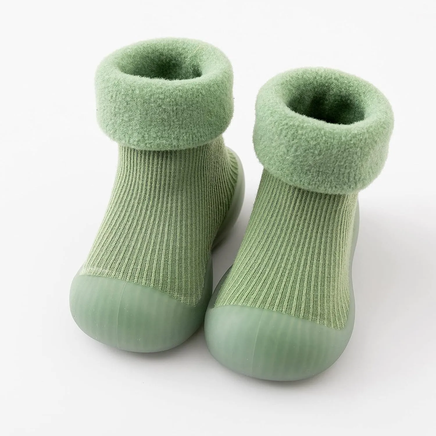 Toddler Shoes Baby Boy Girl First Walking Socks Shoes Knit Soft Sole Rubber Non-Skid Slipper Indoor Floor Sneakers