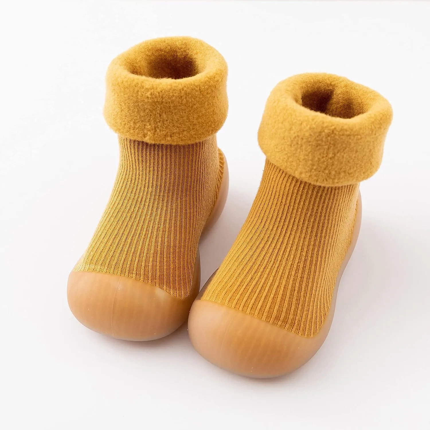 Toddler Shoes Baby Boy Girl First Walking Socks Shoes Knit Soft Sole Rubber Non-Skid Slipper Indoor Floor Sneakers