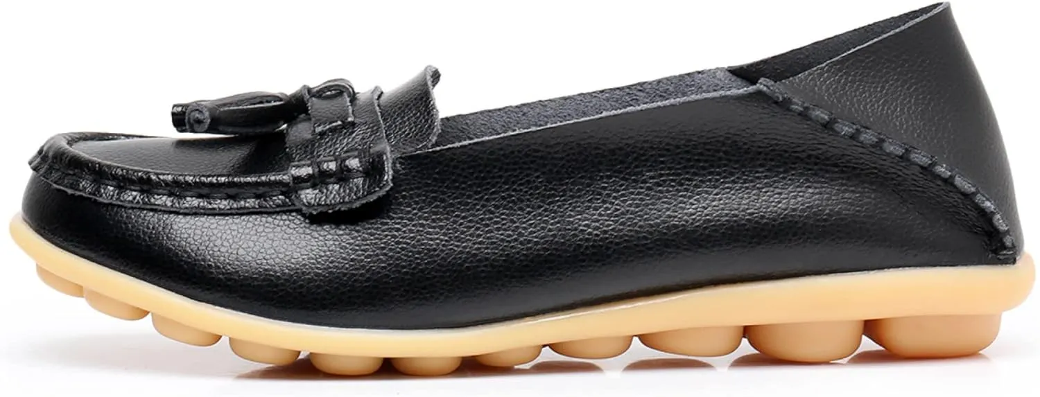 VenusCelia Women's Lantern Comfort Walking Flat Loafer