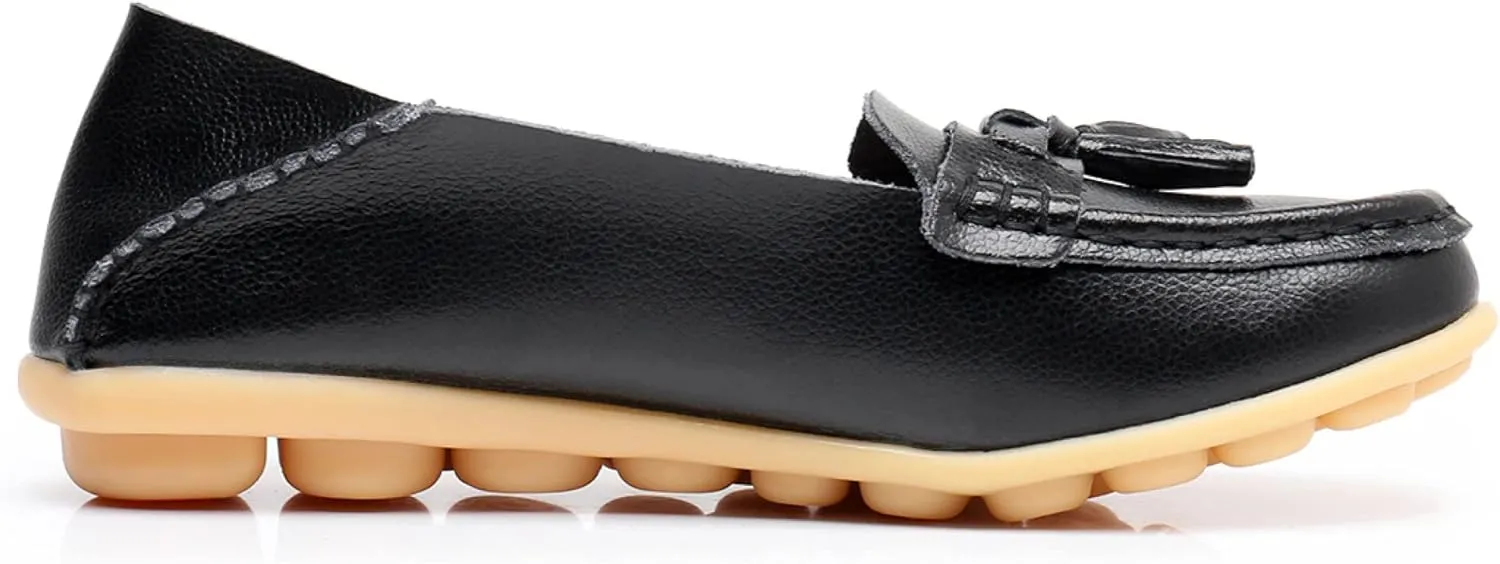 VenusCelia Women's Lantern Comfort Walking Flat Loafer