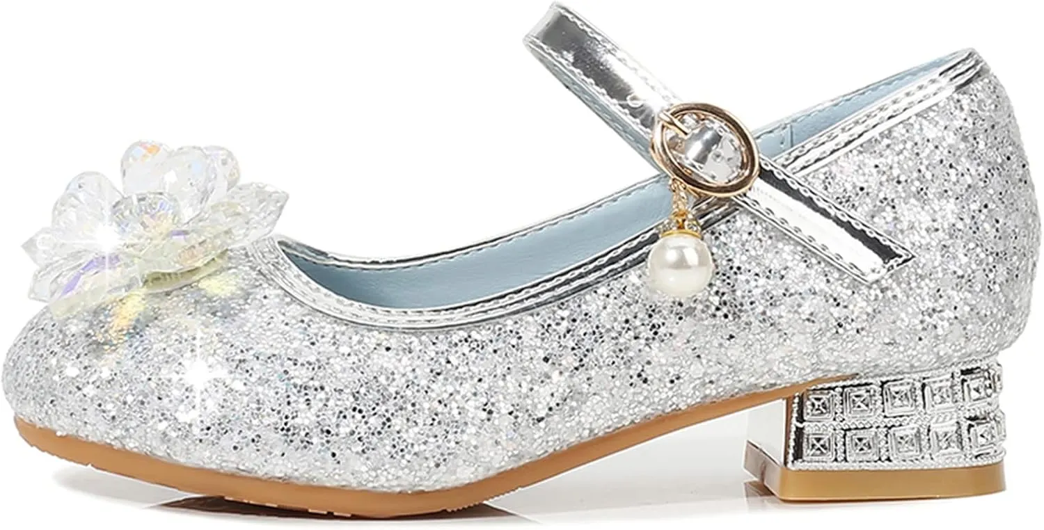 Wide Ballet Slippers for Girls Toddler Little Kid Girls Dress Pumps Mini Mouse Sandals for Toddler Girls