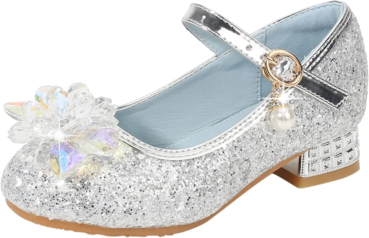 Wide Ballet Slippers for Girls Toddler Little Kid Girls Dress Pumps Mini Mouse Sandals for Toddler Girls