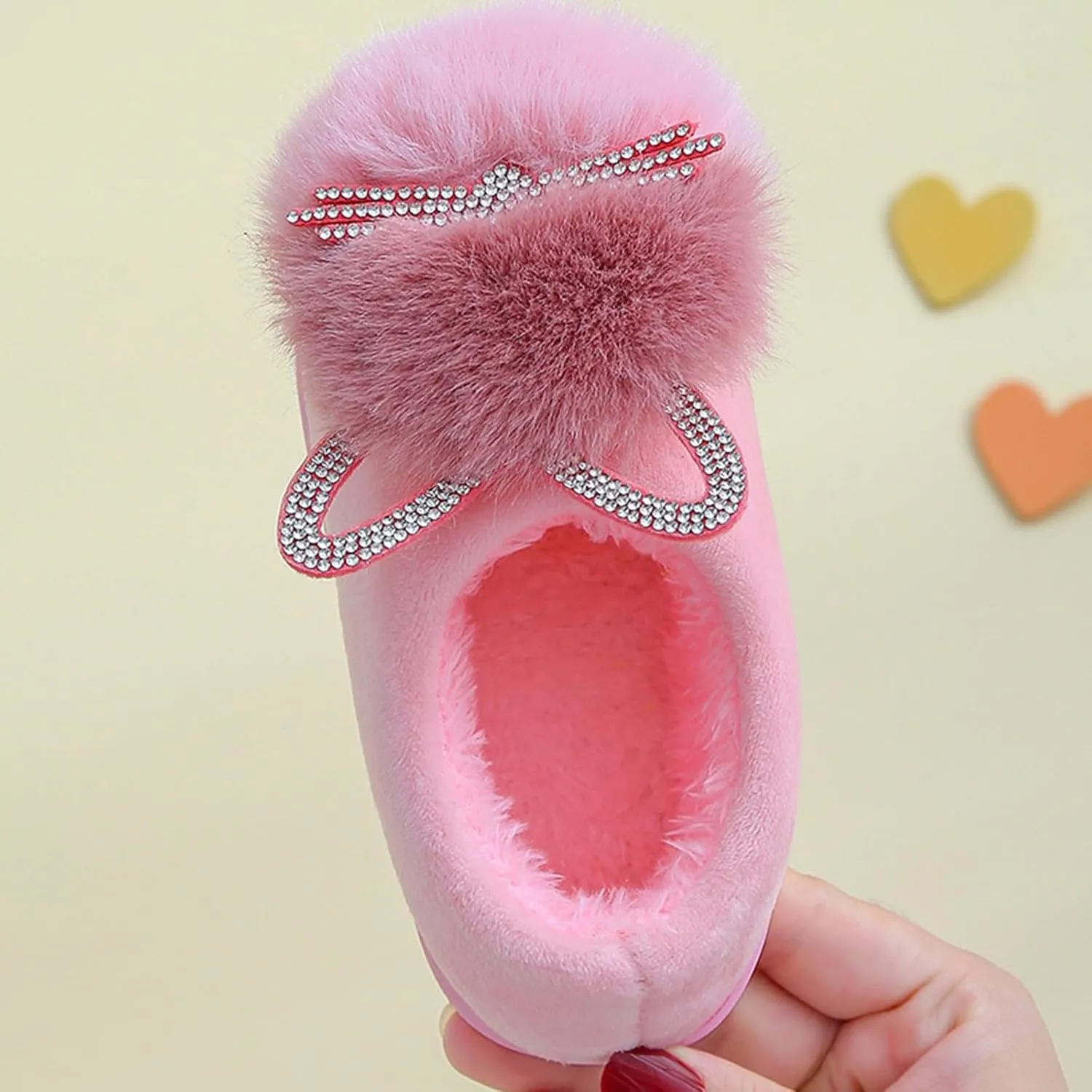 Winter Slippers for Boys Kids Children's Boys Girls Fashion Shoes Cartoon Plush Shoes Indoor Home Warm and Cute Cotton Slippers Youth Flip Flops