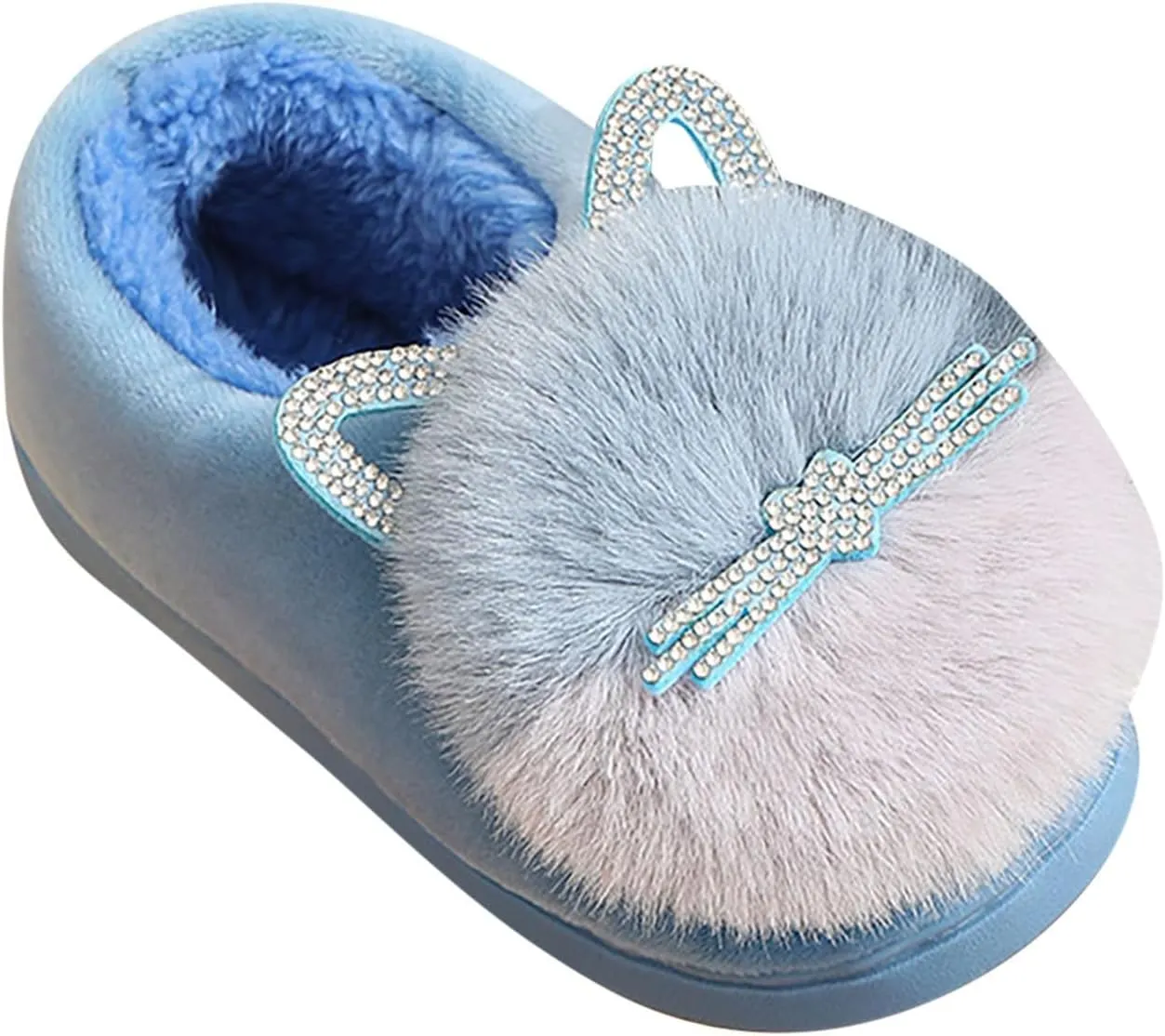Winter Slippers for Boys Kids Children's Boys Girls Fashion Shoes Cartoon Plush Shoes Indoor Home Warm and Cute Cotton Slippers Youth Flip Flops