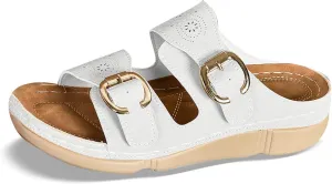 Women's Comfortable Wedge Sandals Slip On Dressy Summer Beach Walking Shoes with Arch Support Lightweight