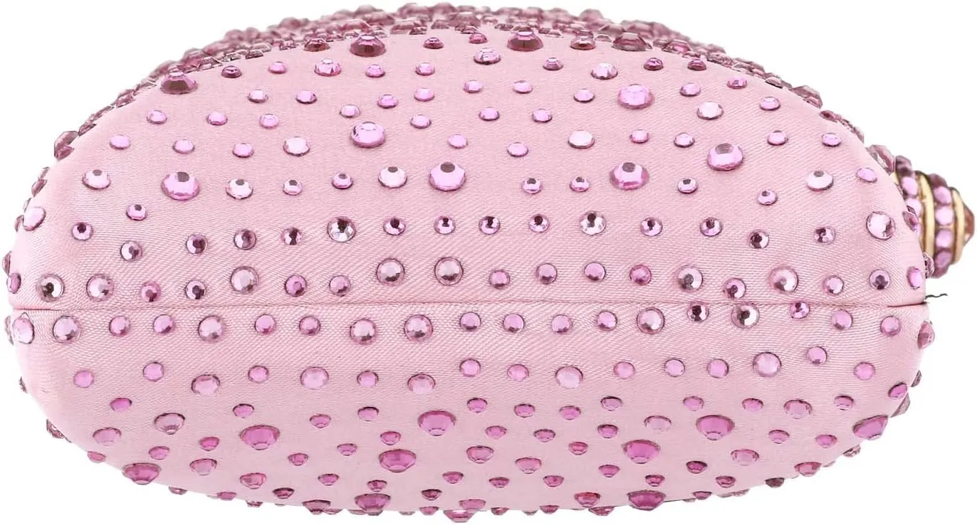 Women's Evening Bag Sparkling Rhinestone Wedding Evening Party Clutch Handbag Purse Chain Shoulder Crossbody Bag