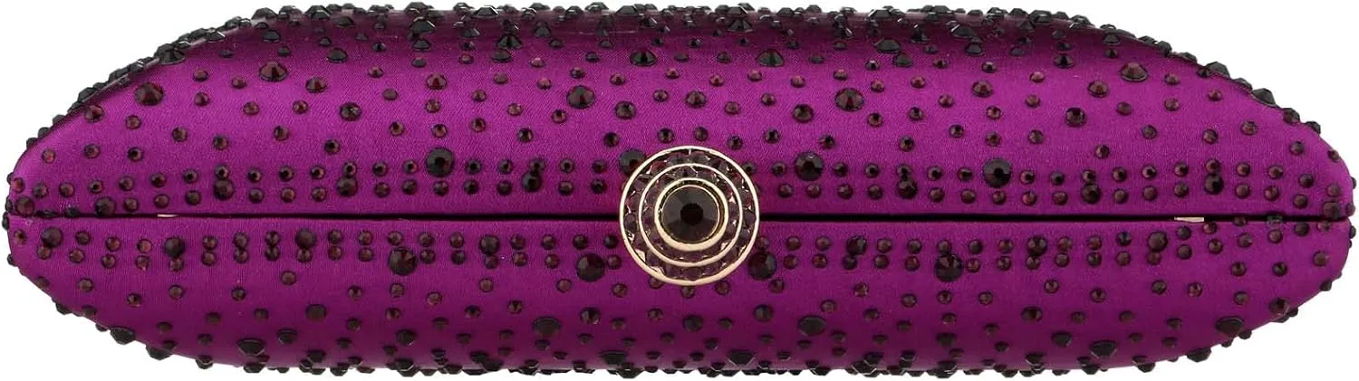 Women's Evening Bag Sparkling Rhinestone Wedding Evening Party Clutch Handbag Purse Chain Shoulder Crossbody Bag